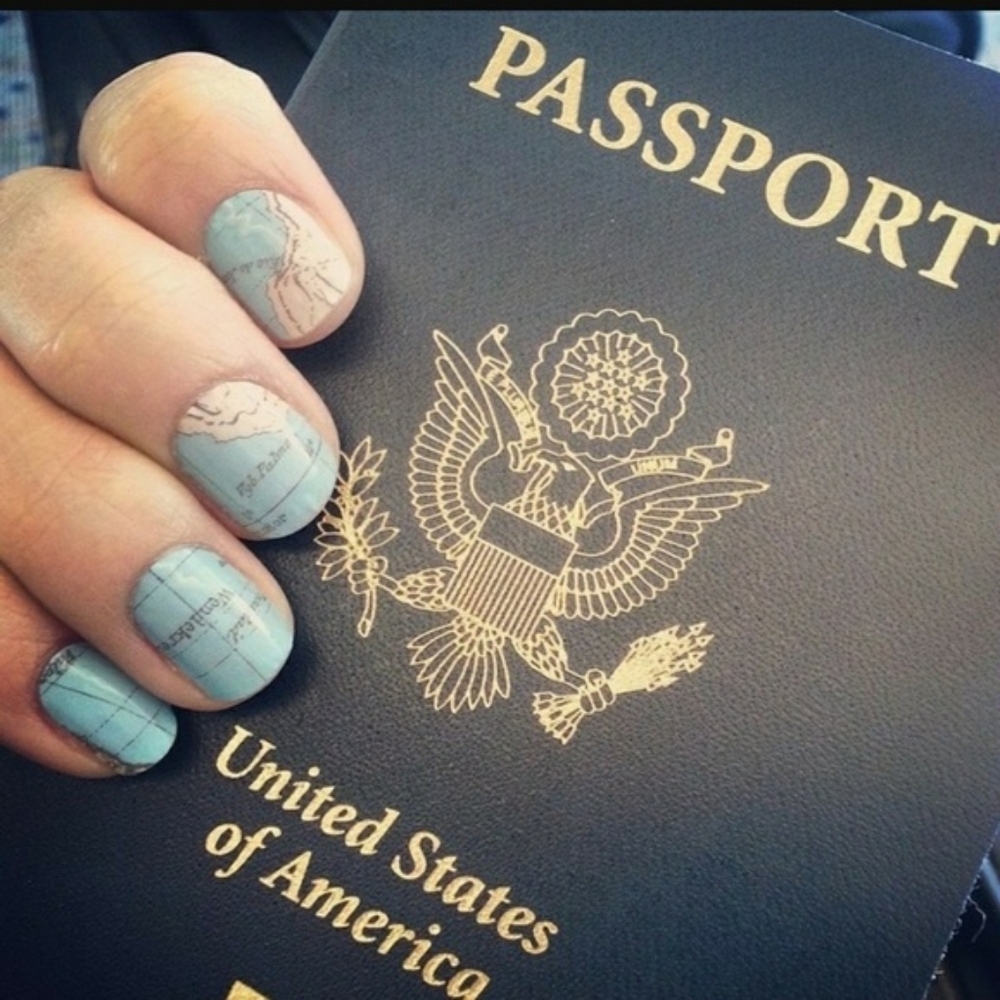 Jamberry Bon Voyage Nail Wraps Half Sheet